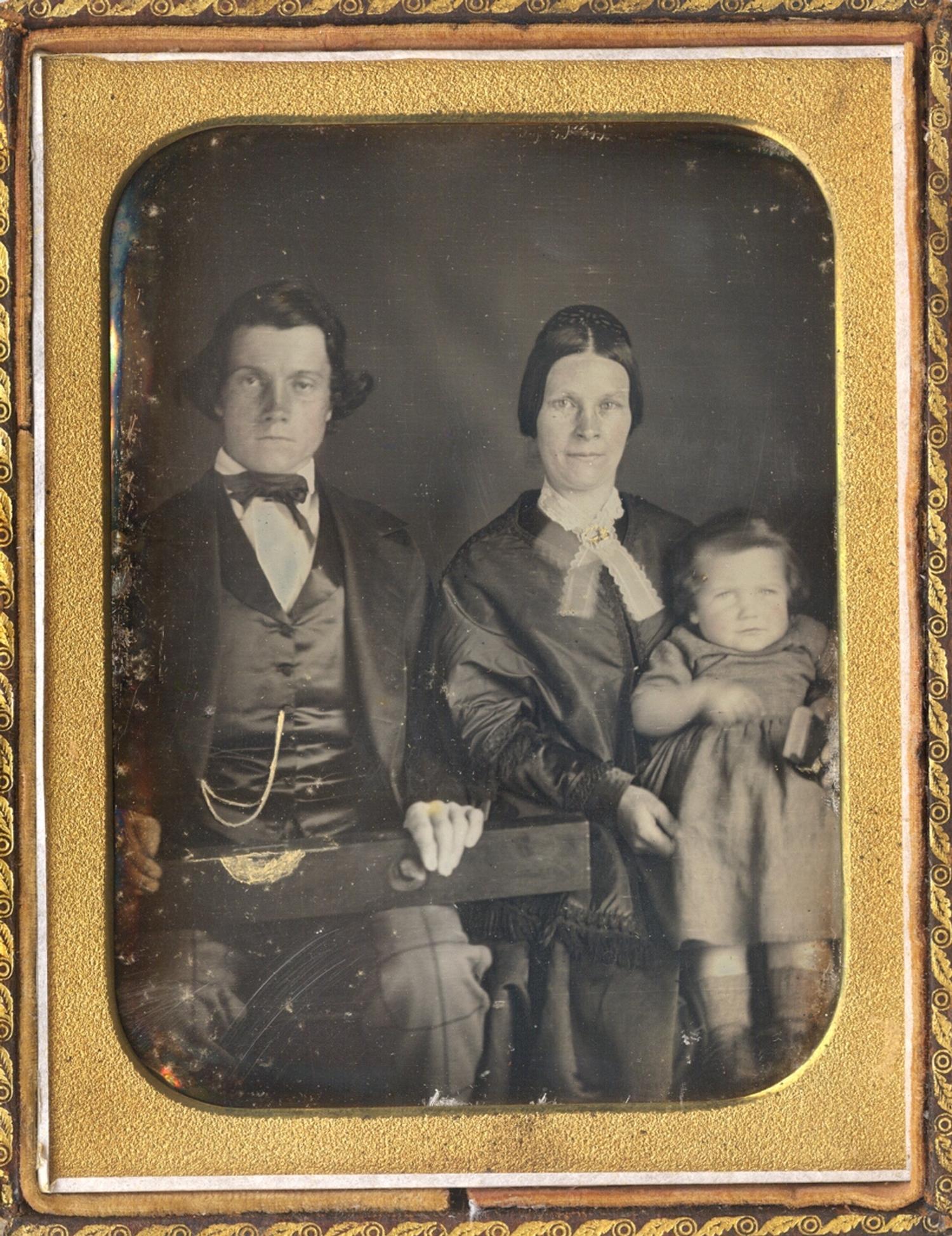 [Daguerreotype] Occupational Daguerreotype of a Builder or Carpenter