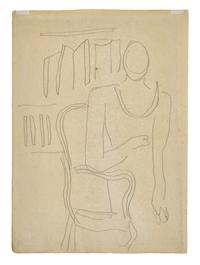Étude pour le Portrait de Madame Dale; with another study for the portrait verso (A Double-Sided Work), c. 1935