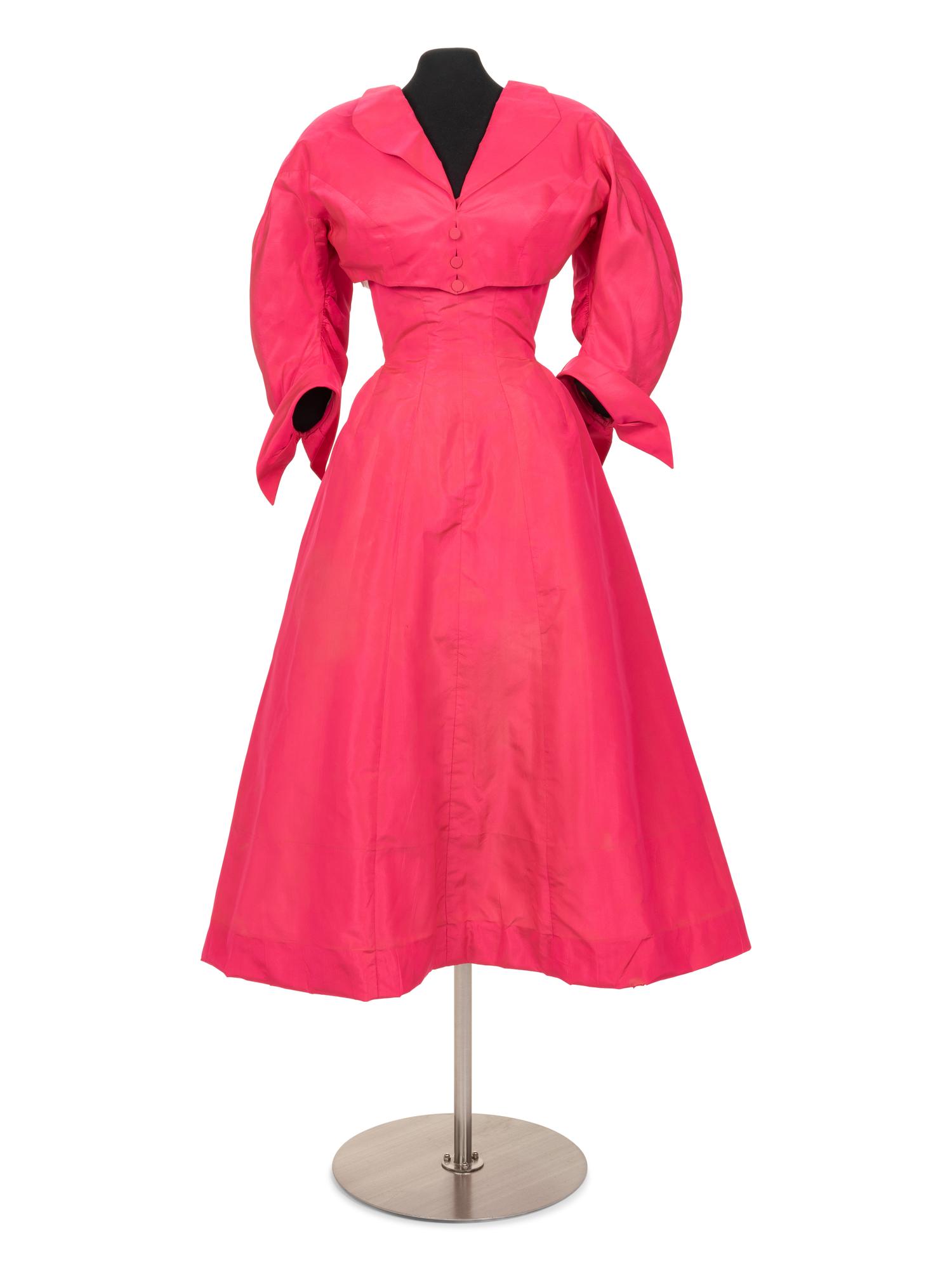 Samuel Winston by Charles James Silk Faille Dress and Bolero, 1952