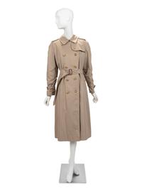 Two Burberry Trench Coats, 1970-1980s