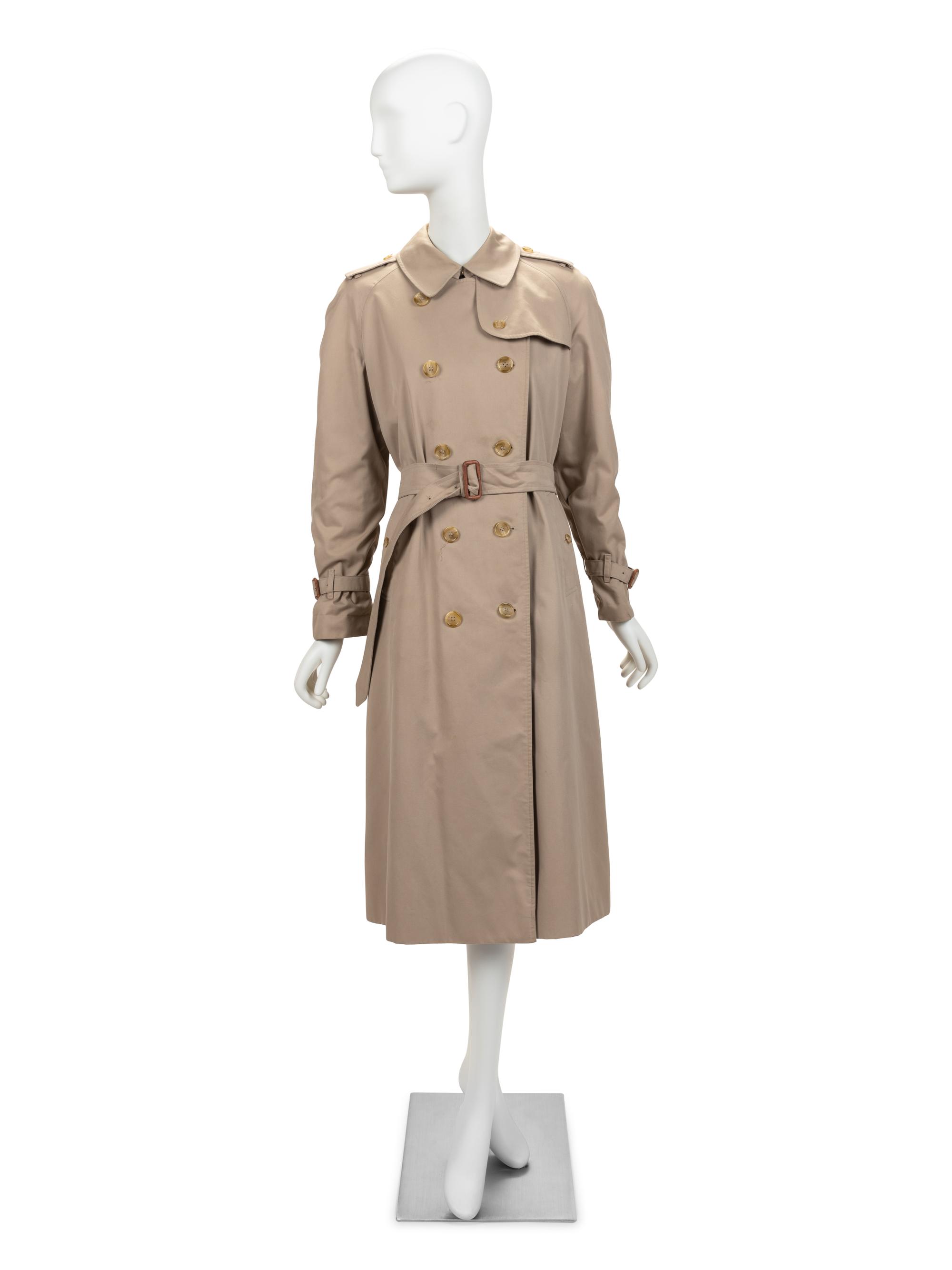 Two Burberry Trench Coats, 1970-1980s