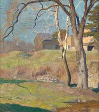 Sycamore and Elm , 1932