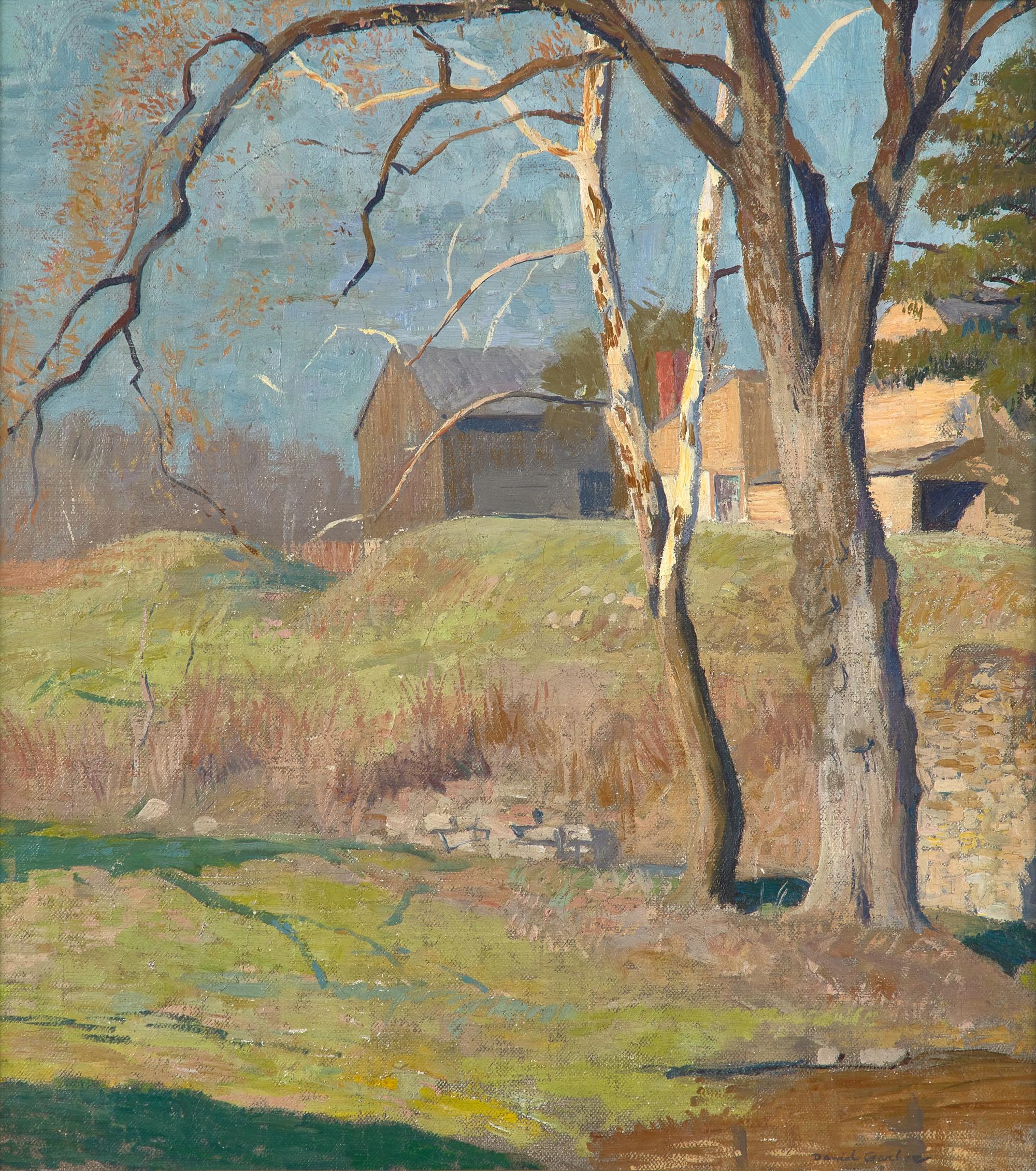 Sycamore and Elm , 1932