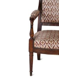 An Empire Style Mahogany Fauteuil — LATE 19TH/EARLY 20TH CENTURY