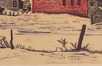 A group of three American prints (Albert Heckman, Overhead Bridge ; Victoria Huntley, Covered Bridge ; Woldemar Neufeld, The Covered Bridge )