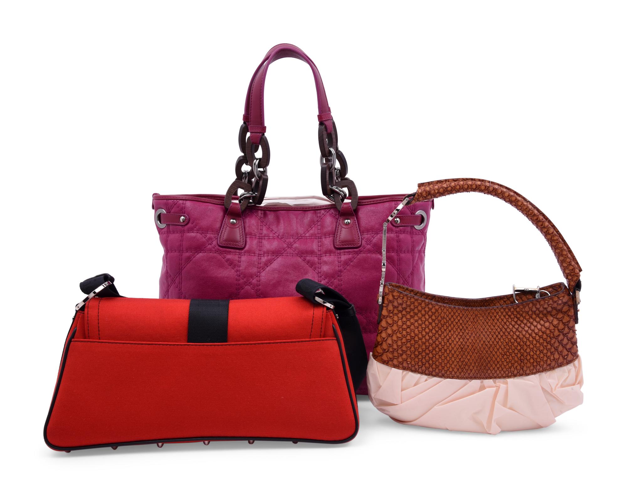 Three Christian Dior Bags, 2003-09