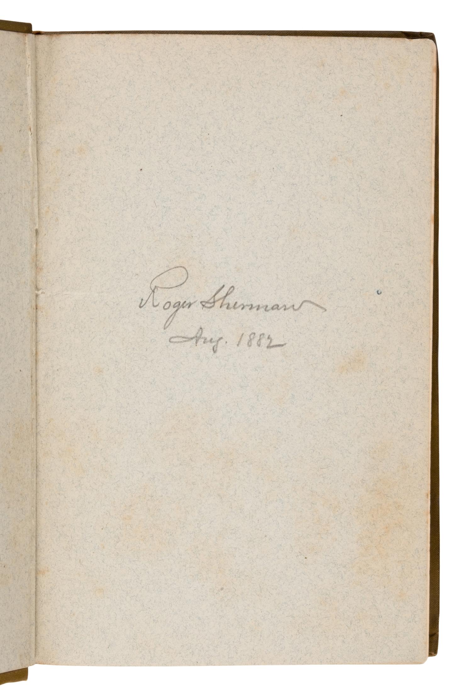 Whitman, Walt (1819-1892). Leaves of Grass . Philadelphia: [Sherman & Co.] for Rees Welsh & Co., 1882.