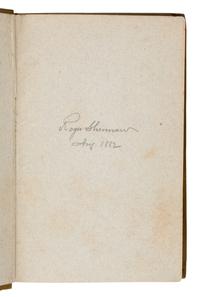 Whitman, Walt (1819-1892). Leaves of Grass . Philadelphia: [Sherman & Co.] for Rees Welsh & Co., 1882.