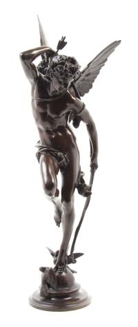A French Bronze Figure Height 26 1/4 inches. — JULES FELIX COUTAN (1848-1939)