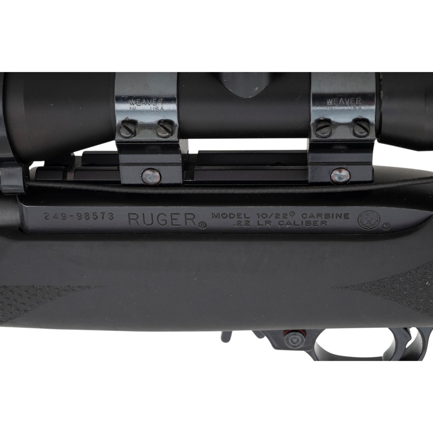 * Ruger 10/22 with Heavy Barrel and Scope