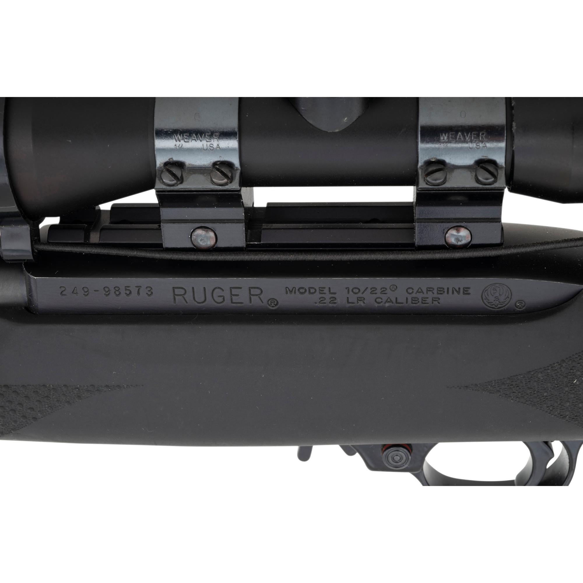 * Ruger 10/22 with Heavy Barrel and Scope