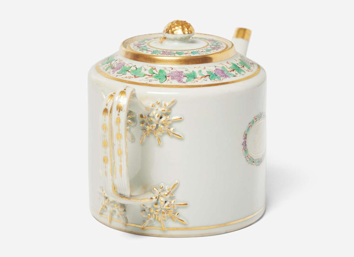 A Chinese Export porcelain partial tea and coffee service, late 18th / early 19th century