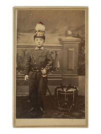[EARLY PHOTOGRAPHY]. 50+ CDVs & cabinet cards of children, incl uniformed lads & precious portraits.