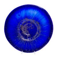An American Studio Glass Center Bowl, Kent Ipsen (b. 1933) Diameter 17 1/2 inches.