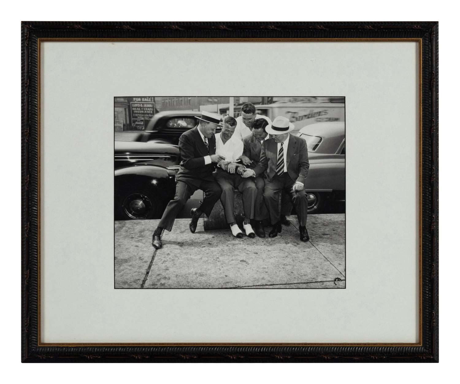 A Group of Nine Early Years of the Chicago Bears Photographs Formerly Displayed at Mike Ditka’s Restaurant.