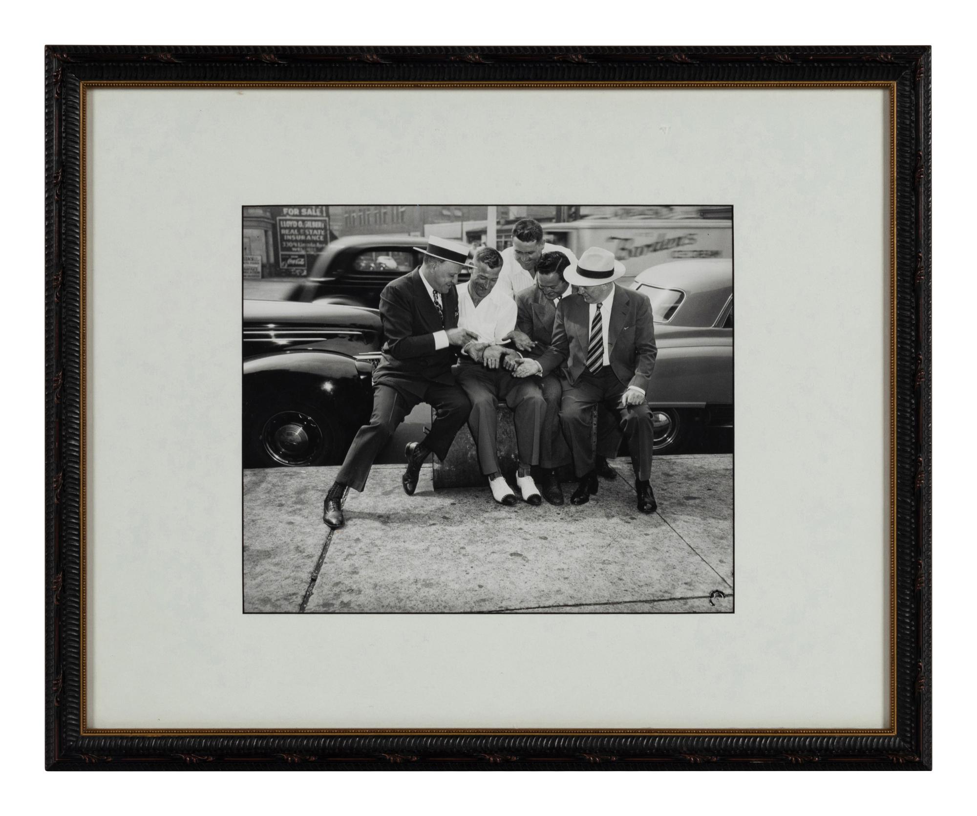 A Group of Nine Early Years of the Chicago Bears Photographs Formerly Displayed at Mike Ditka’s Restaurant.