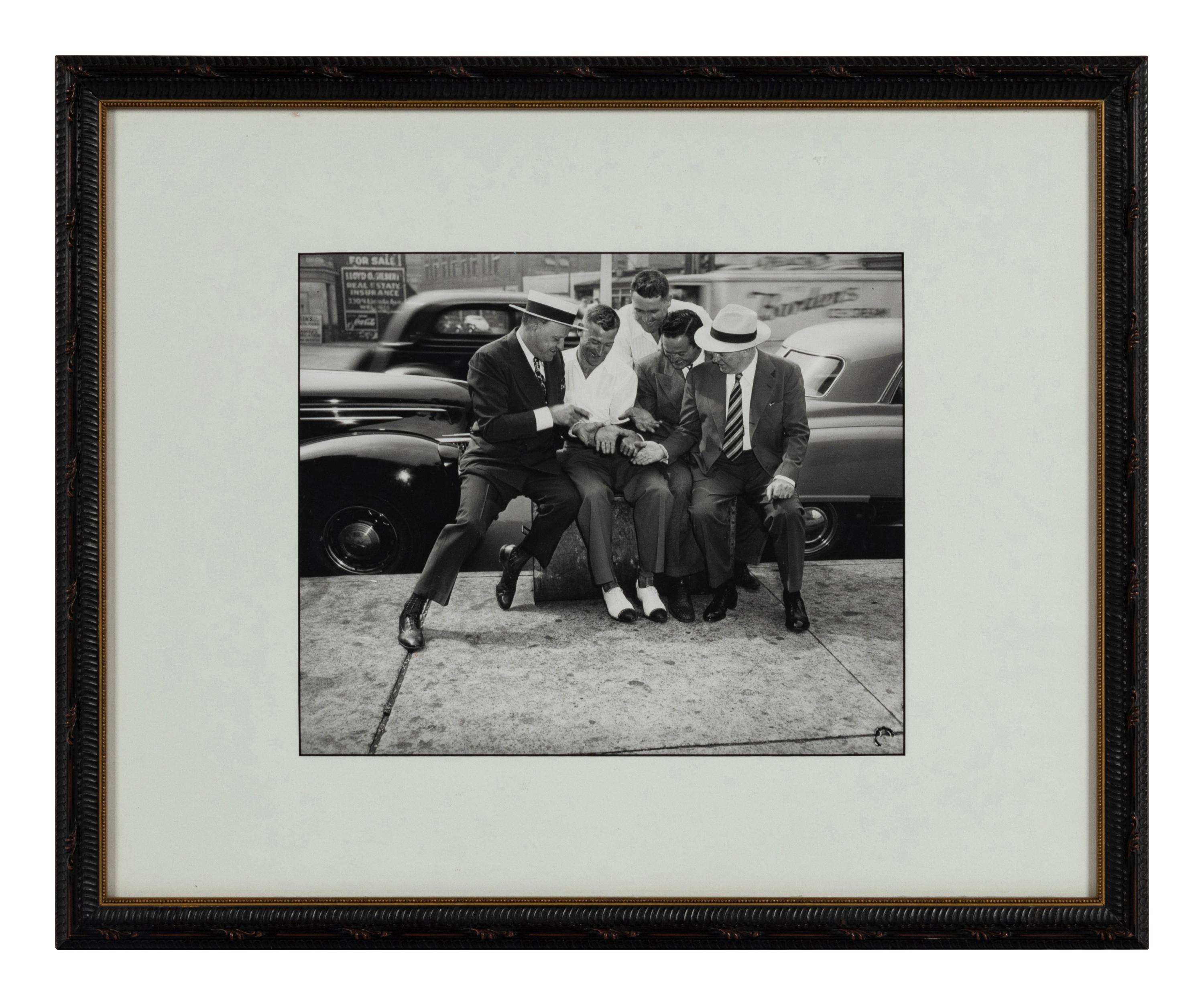A Group of Nine Early Years of the Chicago Bears Photographs Formerly Displayed at Mike Ditka’s Restaurant.