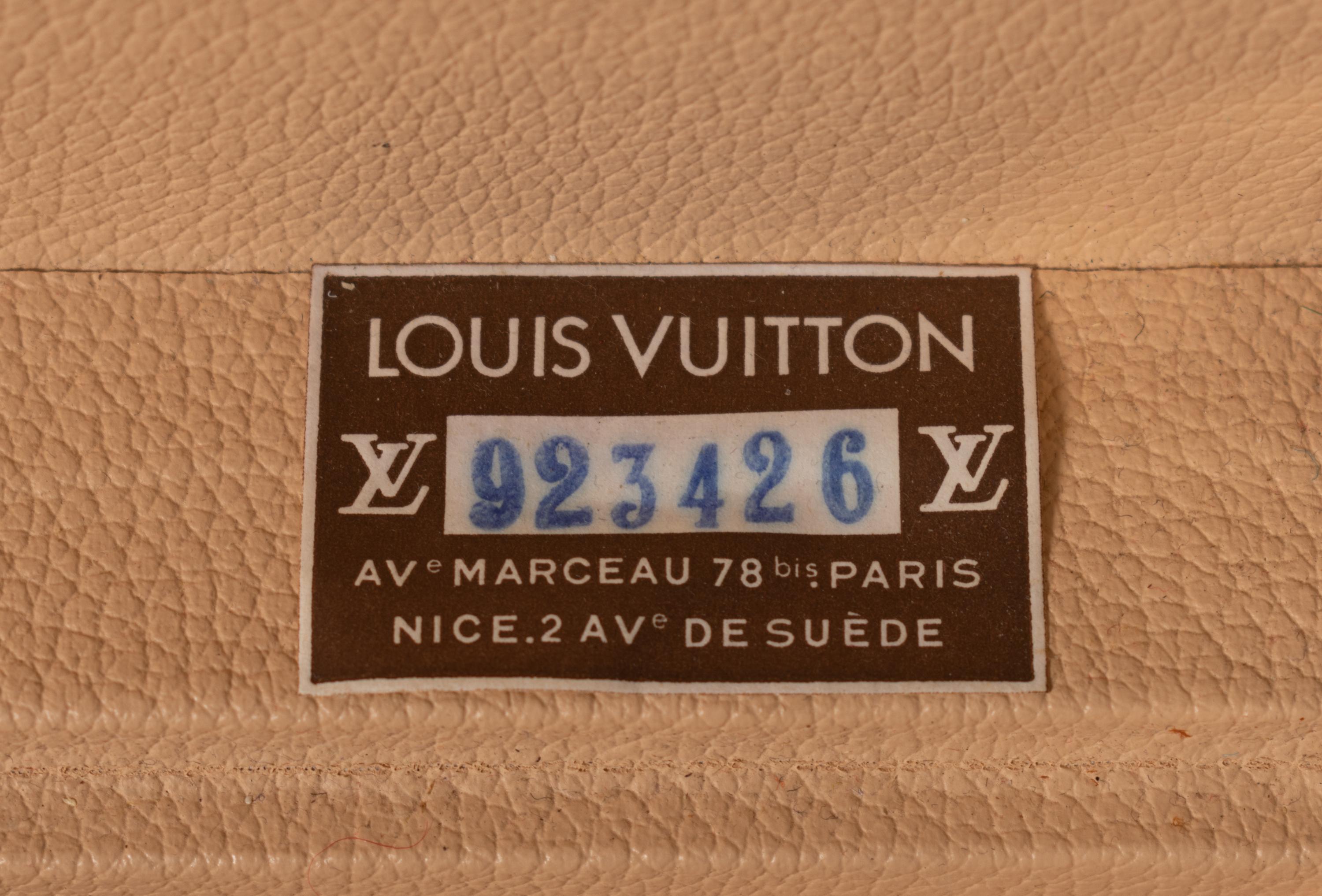 Louis Vuitton Alzer 80 Hard Side Suitcase in Monogram Canvas, Mid 20th Century