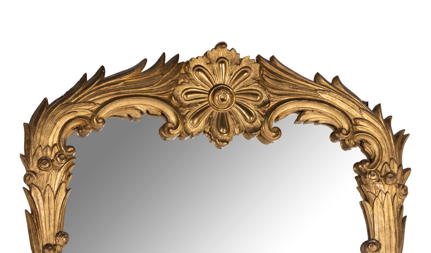 A Louis XVI Style Giltwood Mirror