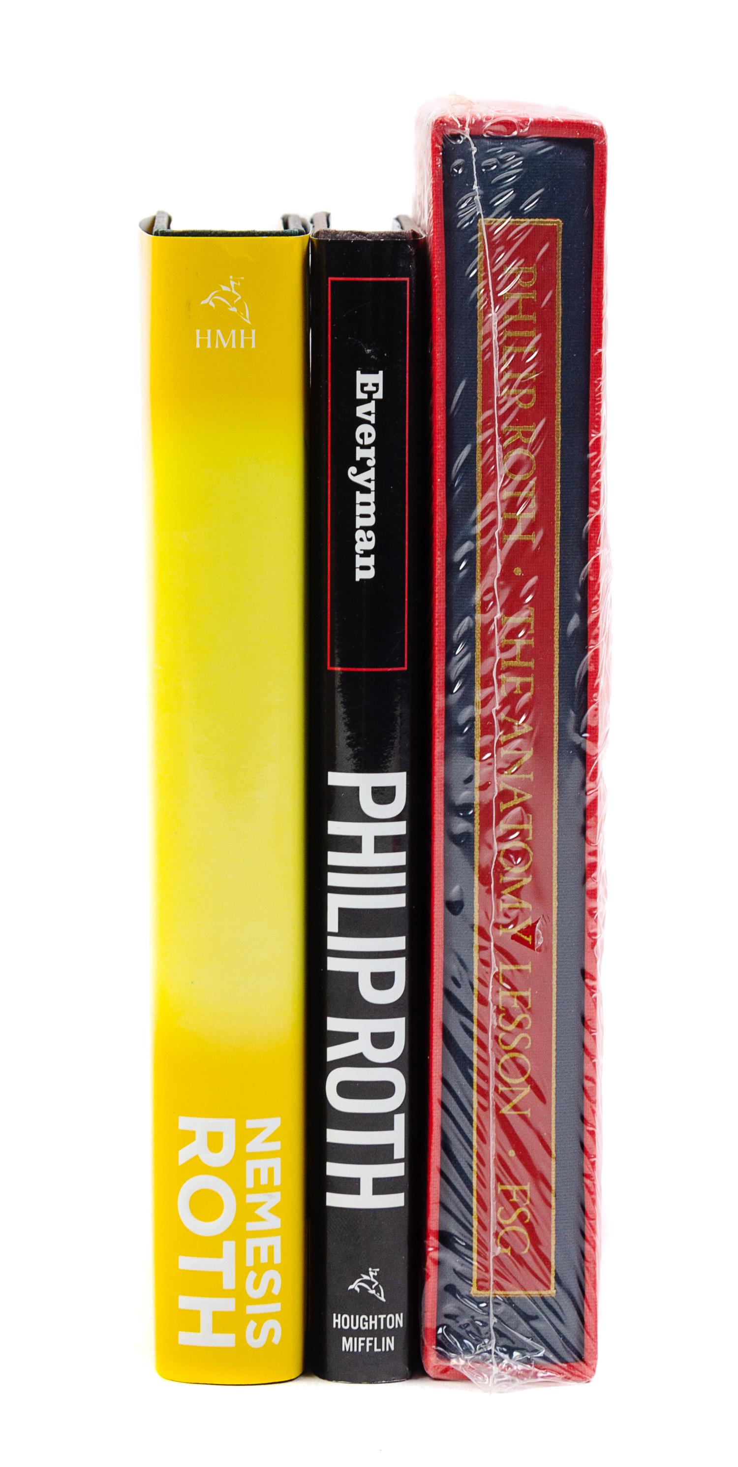 ROTH, Philip (1933-2018). A group of three works.
