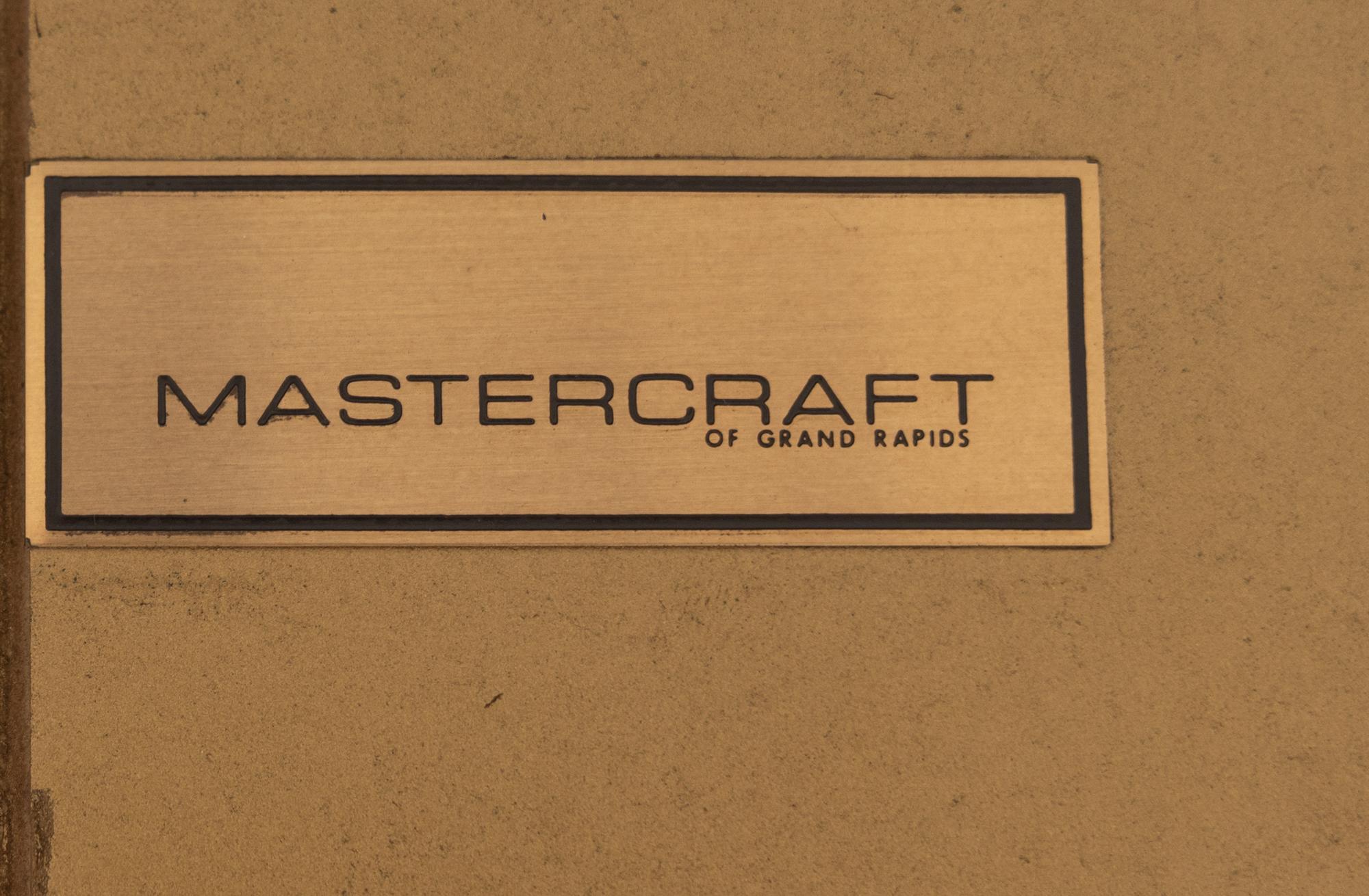 Vitrine etageres, pair Mastercraft, c. 1975