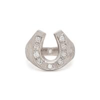 DIAMOND HORSESHOE RING