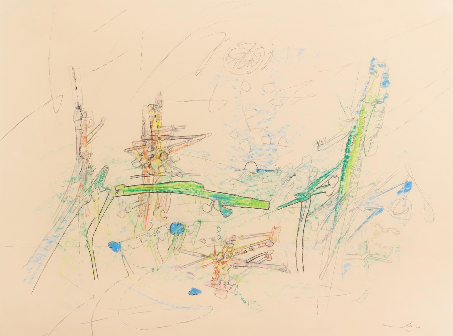 Roberto Matta, (Chilean, 1911-2002), Composition