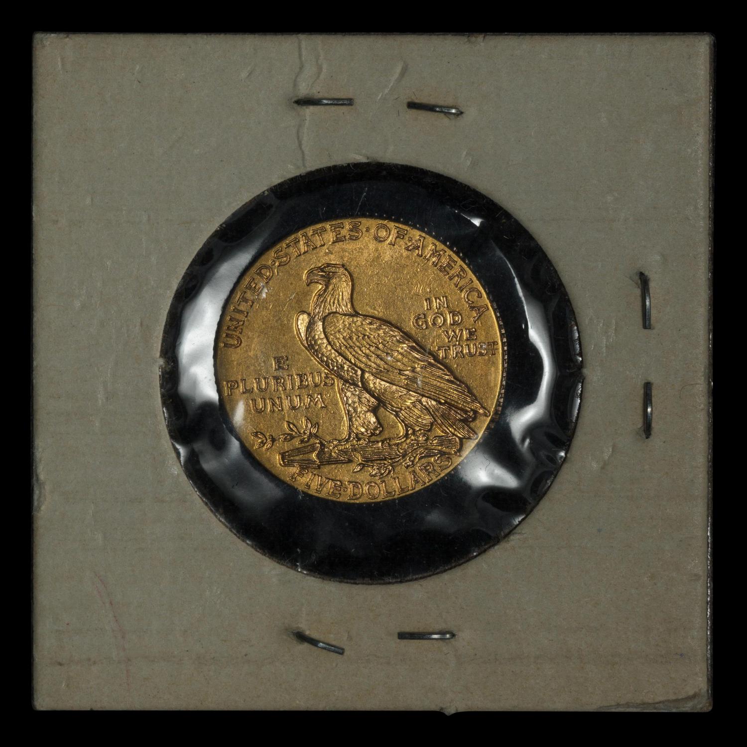 A 1915 Indian Head $5 Gold Coin