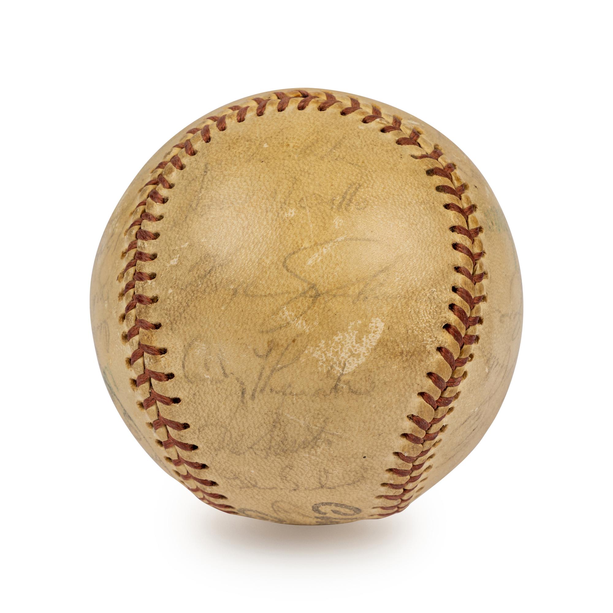 A Group of Chicago Cubs Hall of Fame Signed Autograph Baseballs and a 1973 Team Signed Baseball (Beckett Authentication Services Certified),
