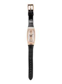 CORUM, ROSE GOLD AND DIAMOND 'MISS GOLDEN BRIDGE' WATCH