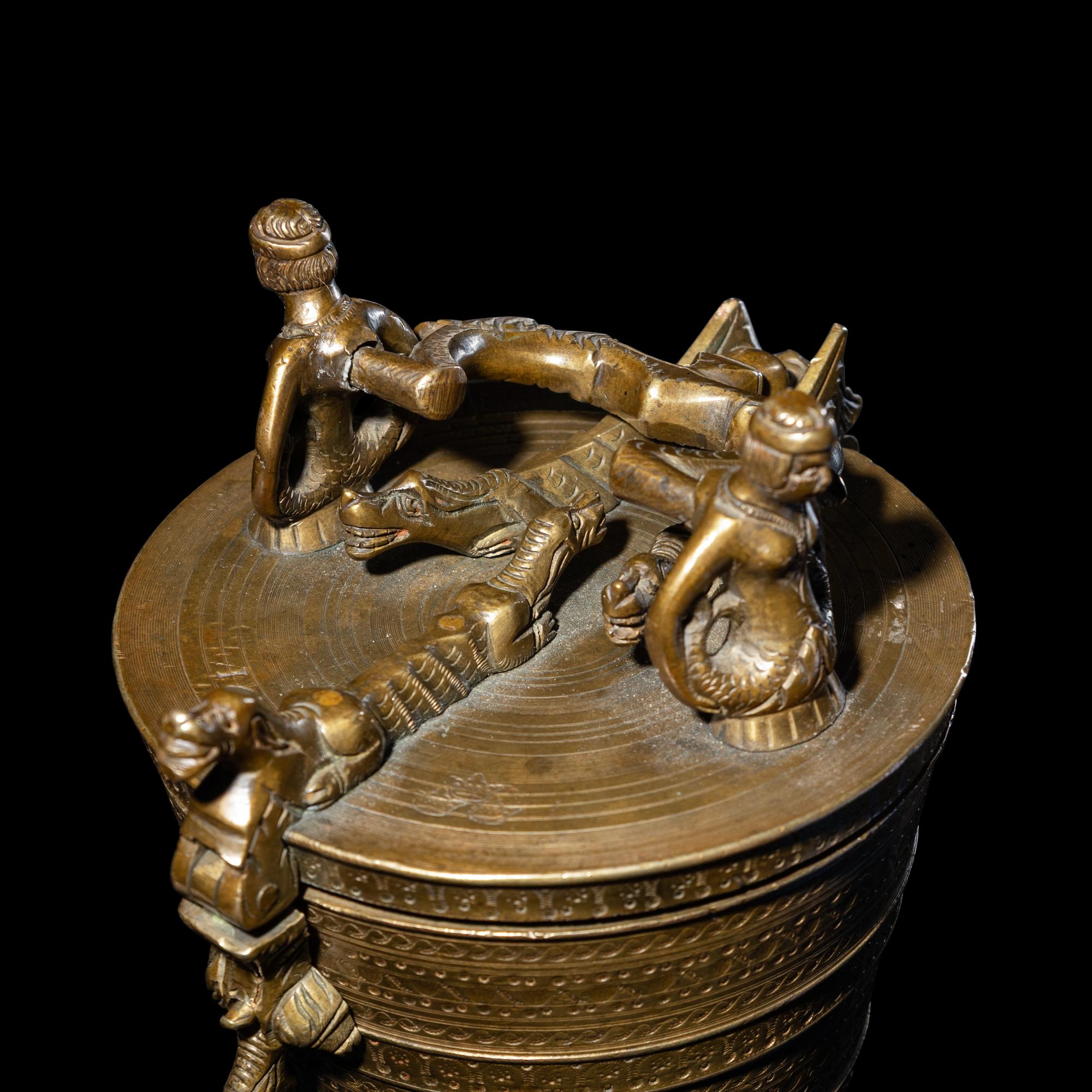 A Nuremberg Brass Insert Weight Set