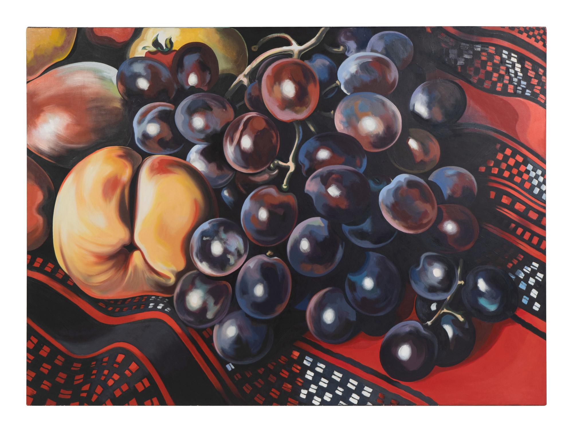 Peach and Grapes, 1978