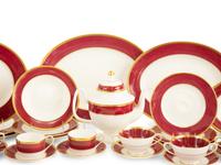 A Coalport Athlone-Marone Porcelain Dinner Service
