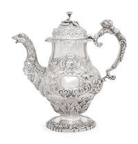 An Irish George IV Silver Coffee Pot