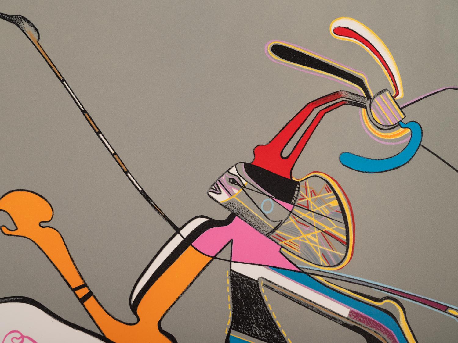 Competition and Harmony; Arrow; Runner; (a group of three prints from The Official Arts Portfolio of the XXIVth Olympiad, Seoul, Korea )