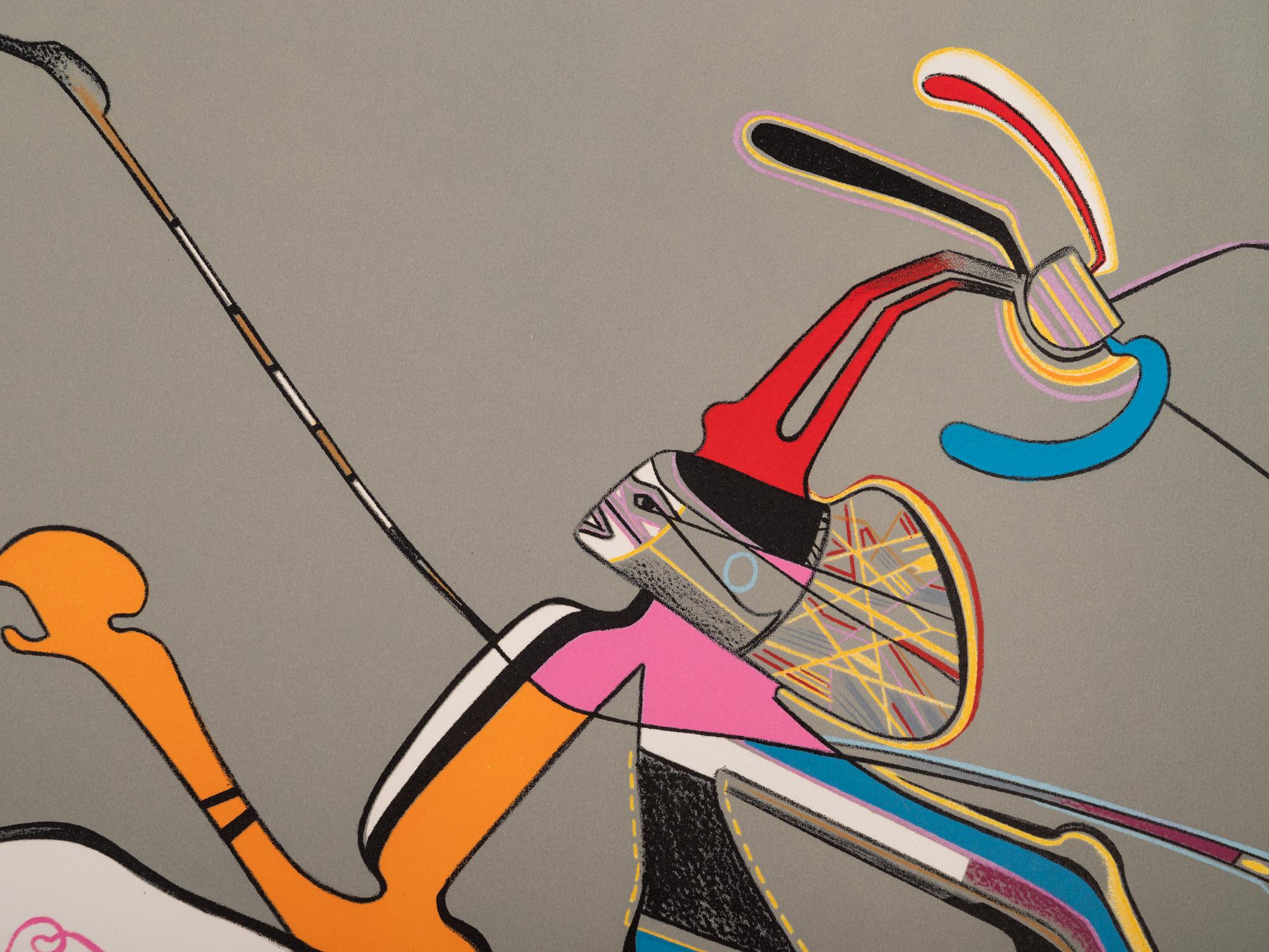 Competition and Harmony; Arrow; Runner; (a group of three prints from The Official Arts Portfolio of the XXIVth Olympiad, Seoul, Korea )