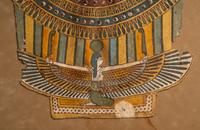 An Egyptian Painted Cartonnage Fragment