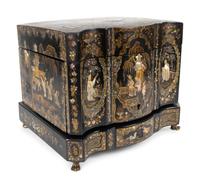 A Napoleon III Mother-of-Pearl Inlaid Cave a Liqueur — LATE 19TH CENTURY