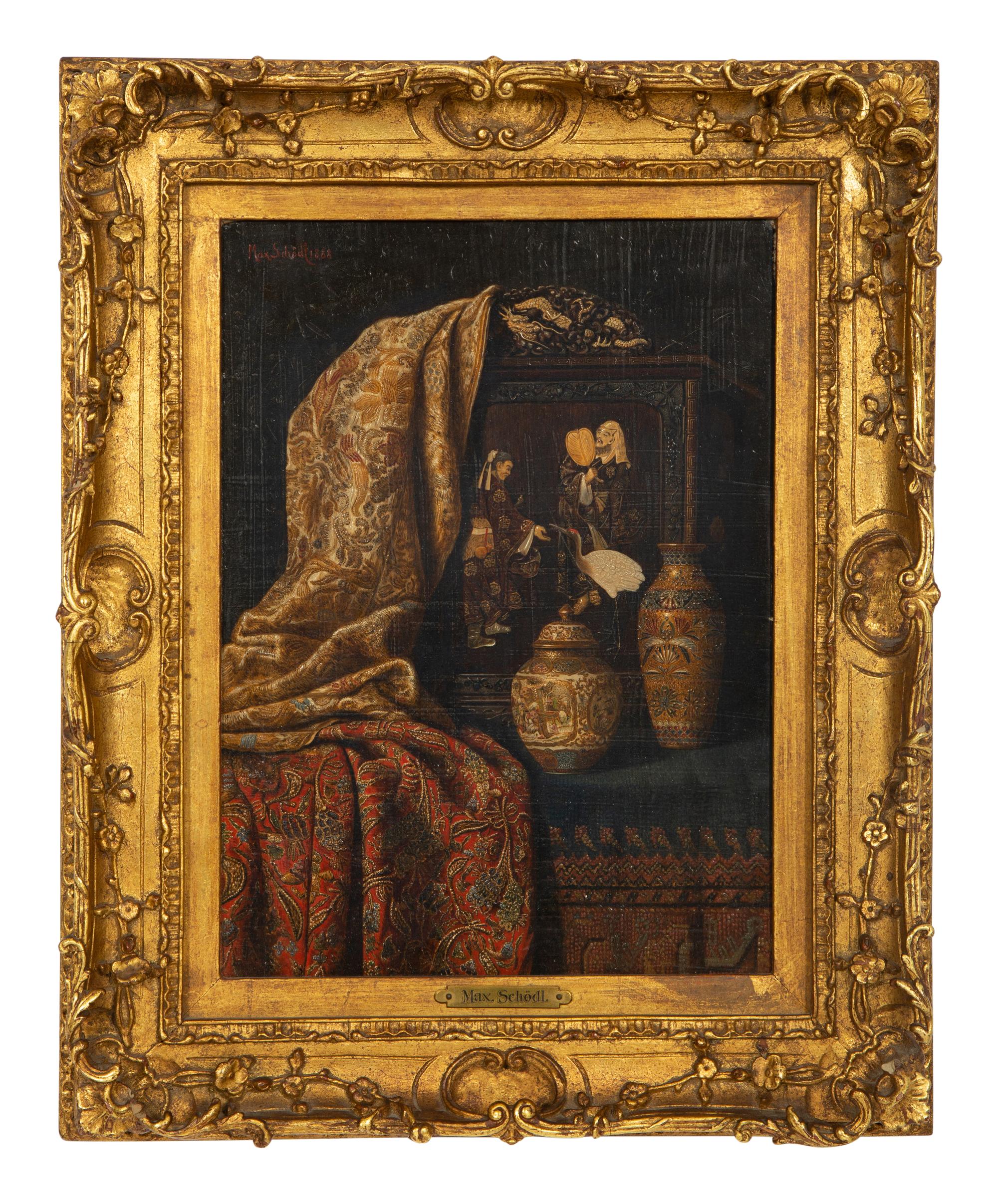 Still Life with Chinese Cabinet