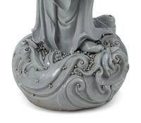 A Large Blanc de Chine Figure of Guanyin