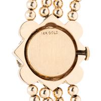 YELLOW GOLD AND MULTIGEM SURPRISE WATCH
