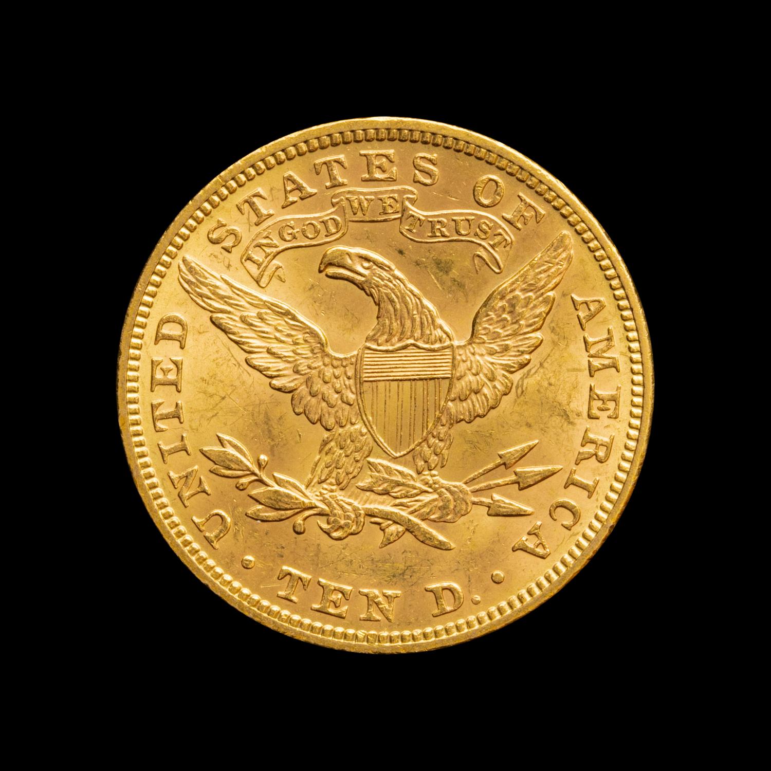 An 1895 Liberty Head $10 Gold Coin