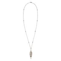 AUDEMARS PIGUET, ART DECO, DIAMOND AND SAPPHIRE PENDANT WATCH