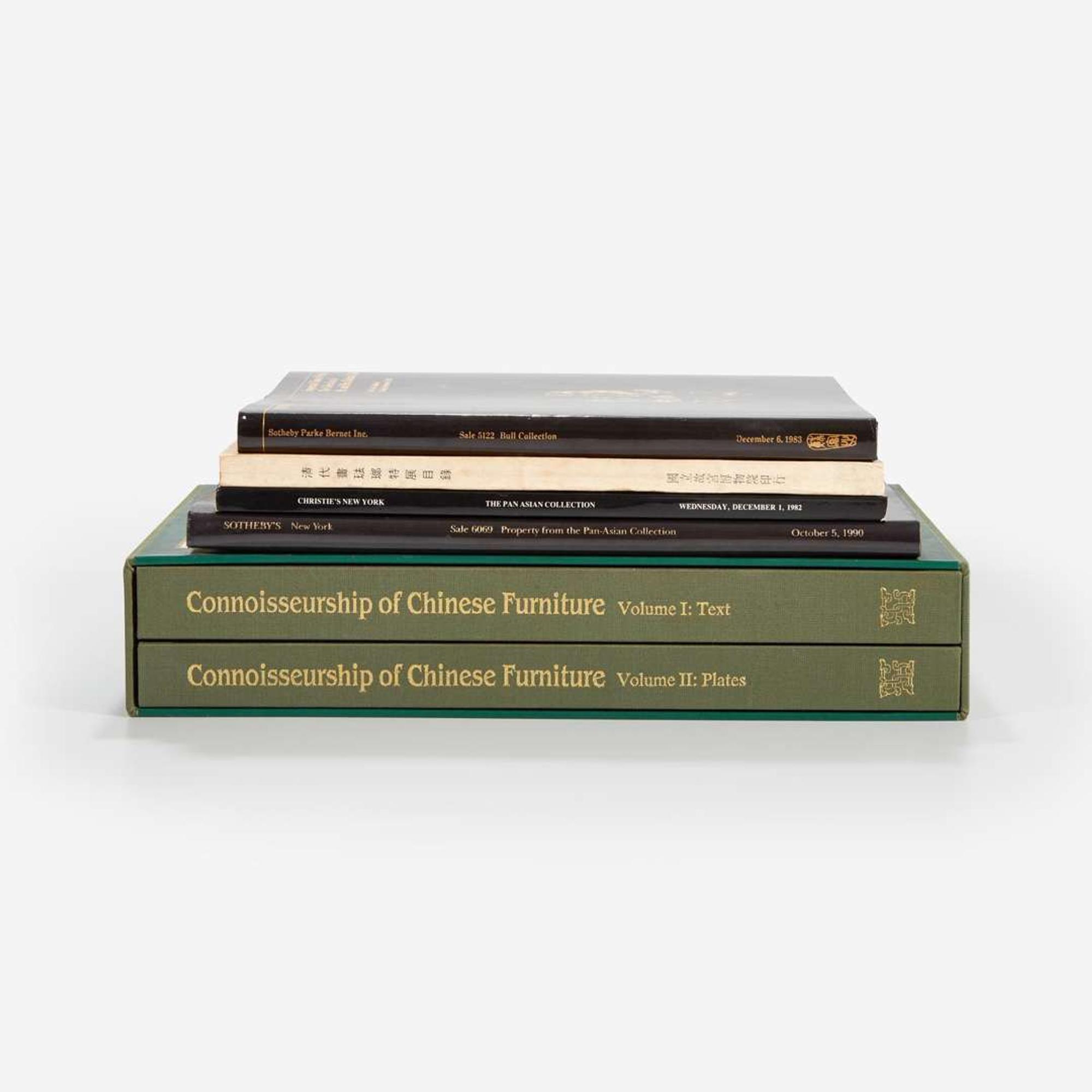A group of four Asian Art catalogues and two books