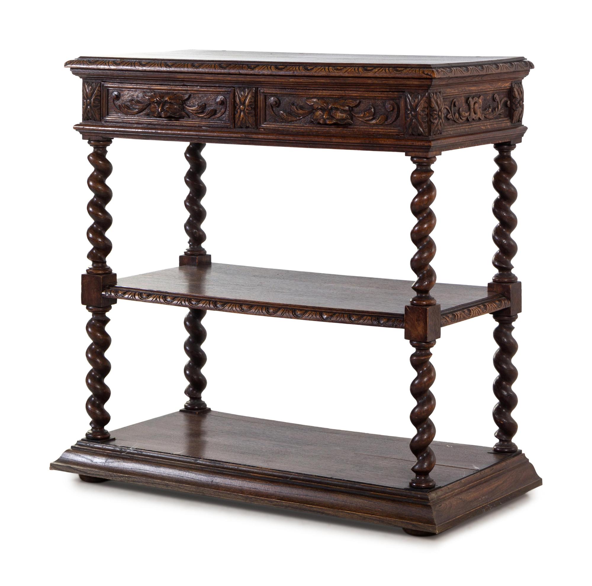 A Renaissance Revival Carved Oak Sideboard