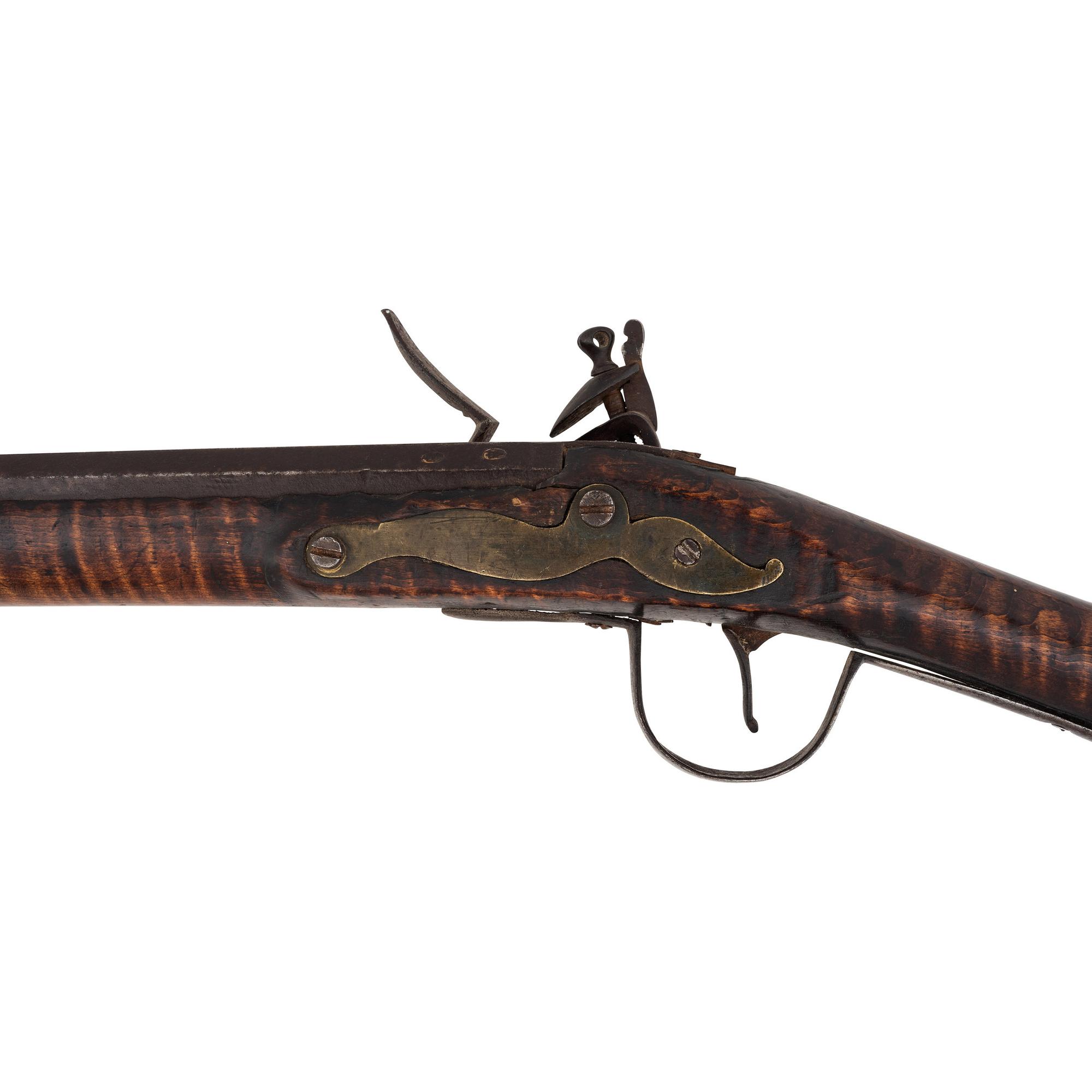 Early Full-Stock Flintlock Trade Gun