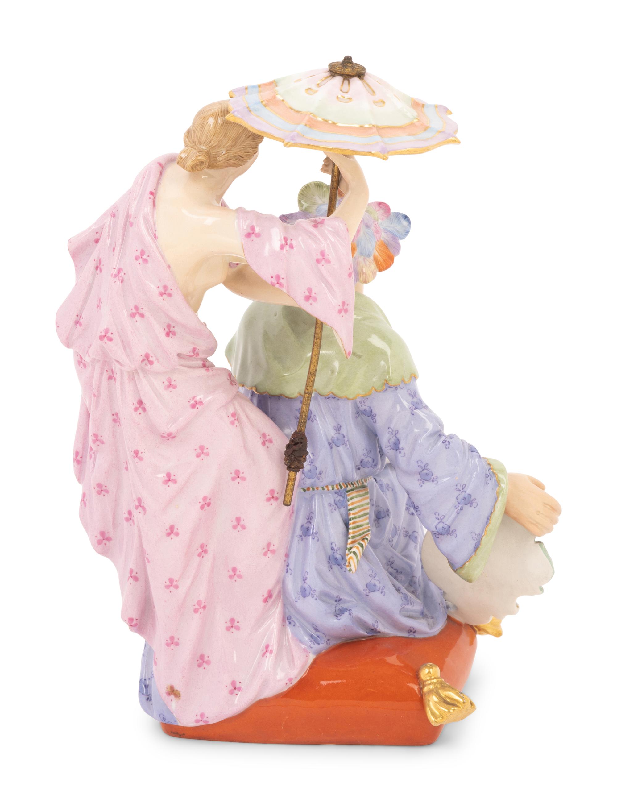 A Meissen Porcelain Figural Group