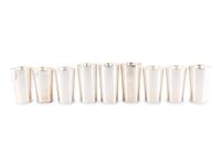 Nine American Silver Kentucky Horse Show Trophy Cups