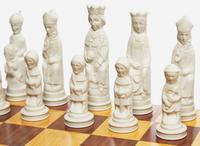A Wedgwood Arnold Machin Designed Chess Set, UK, 1968