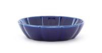 A Chinese Blue Glazed Porcelain Shallow Dish
